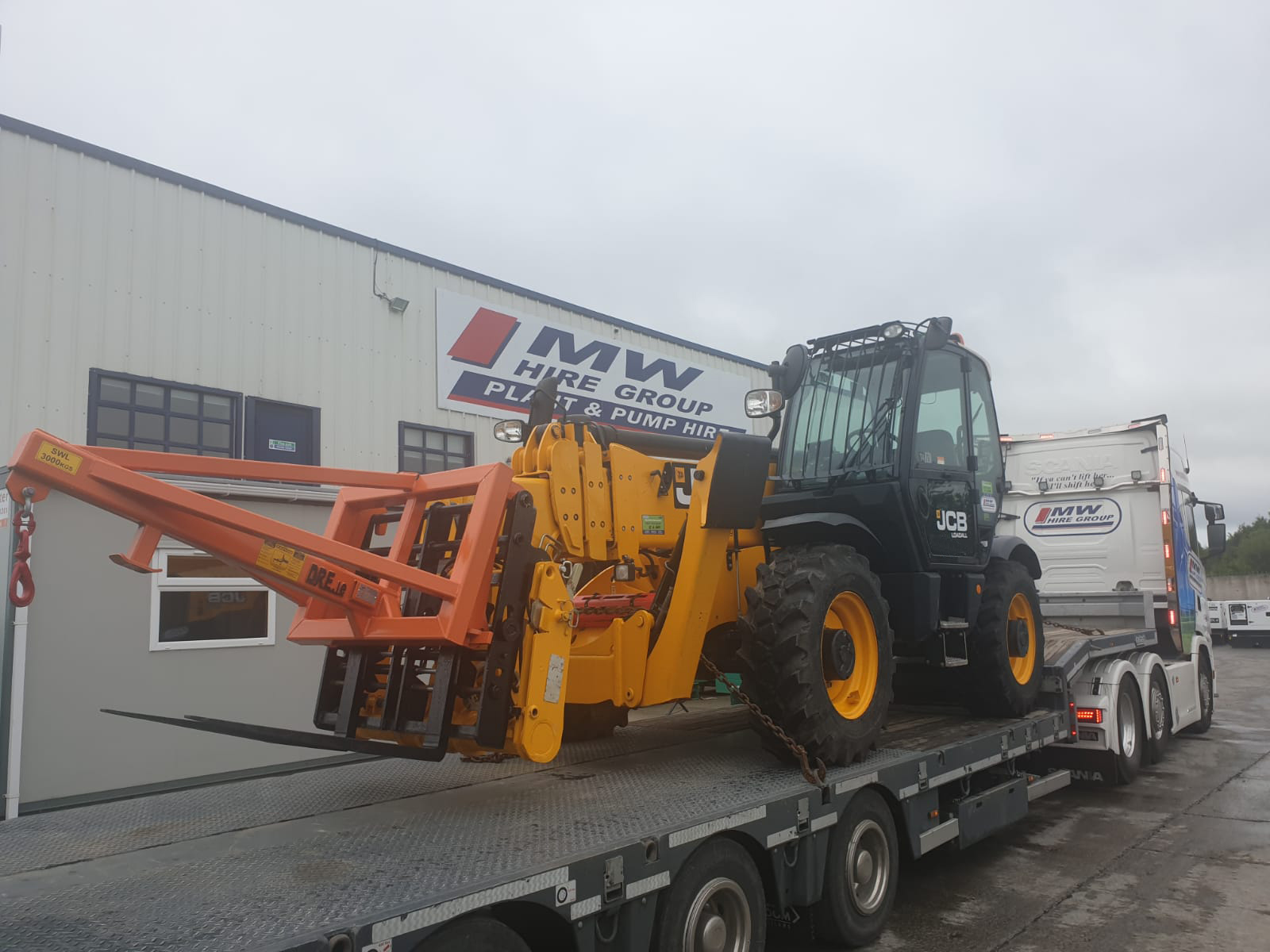 Ex rental 17 meter and Jib...SOLD...to a dublin based construction company